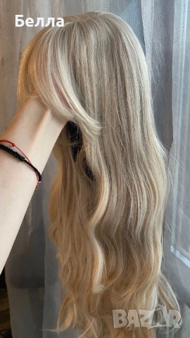 НОВА естествена перука! 100% високо качество, снимка 4 - Аксесоари за коса - 52065930