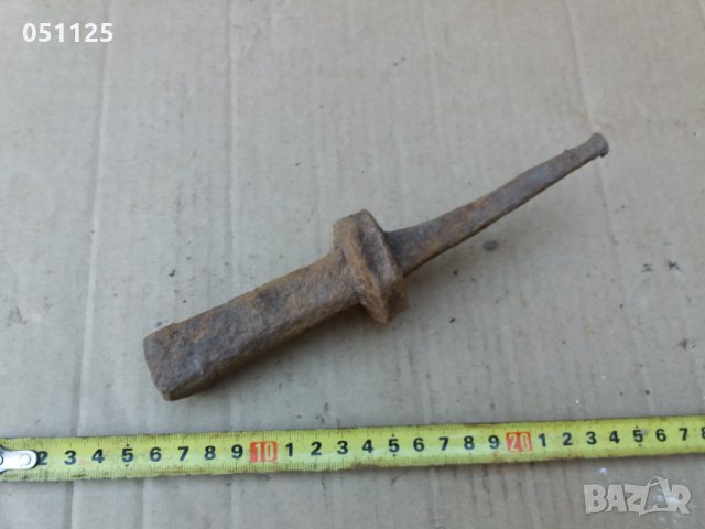 възрожденска подвижна наковалня за кепане на коси , снимка 4 - Антикварни и старинни предмети - 35908000