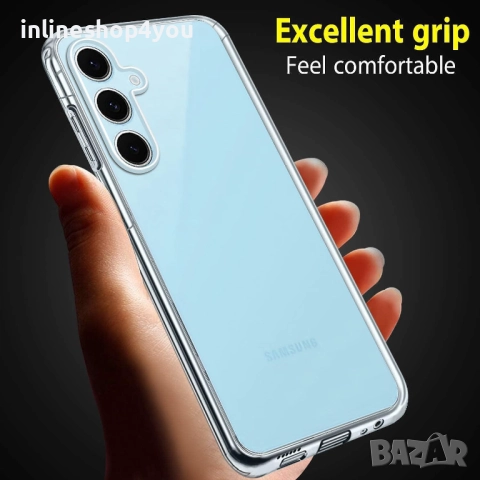 Прозрачен 360° Градуса Кейс Samsung Galaxy S24 / FE / S24+ / S24 Ultra, снимка 6 - Калъфи, кейсове - 52647636