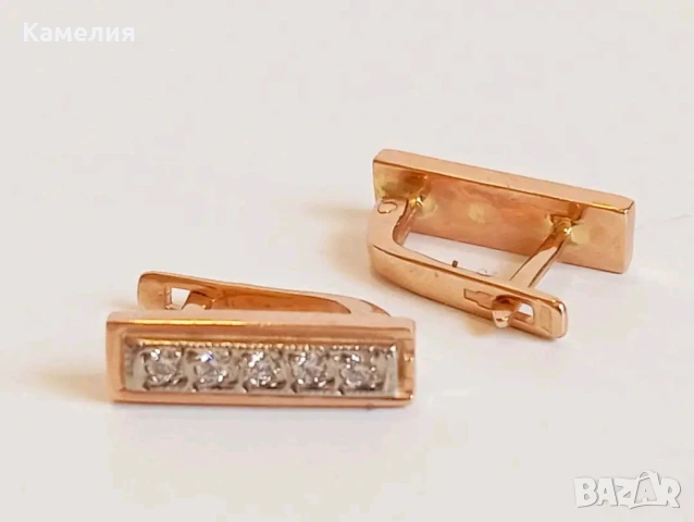 Руско злато , снимка 3 - Обеци - 50878125