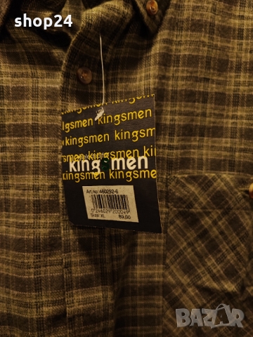 KingSmen  England   Риза/Мъжка ХХЛ/Памук, снимка 2 - Ризи - 36085983