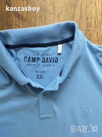 camp david - страхотна мъжка тениска КАТО НОВА 2ХЛ, снимка 1 - Тениски - 35664293