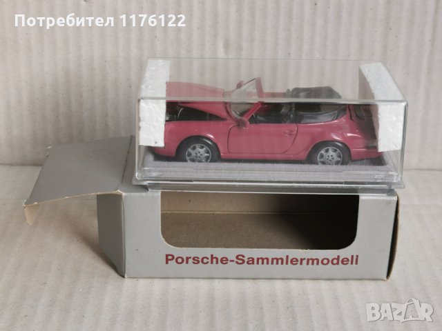1/43 NZG Porsche 911 Turbo / Targa / Cabriolet / Roadster /Made In Germany/ Порше Модели Нови В Кути, снимка 13 - Коли, камиони, мотори, писти - 35997690