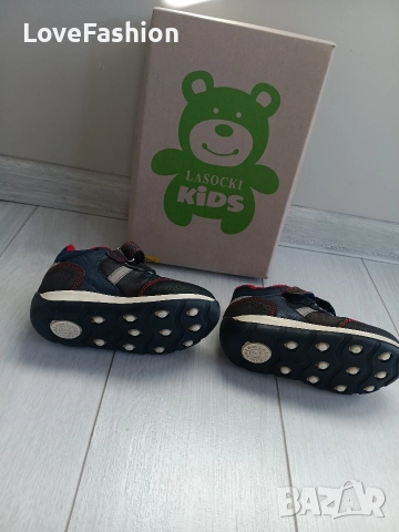 Детски обувки зимни Lasocki 22 номер естествена кожа, снимка 7 - Детски маратонки - 52599853