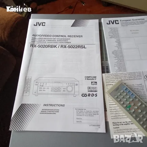 Ресивер JVC rx-5022r с книжки и дистанционно , снимка 10 - Ресийвъри, усилватели, смесителни пултове - 55769645