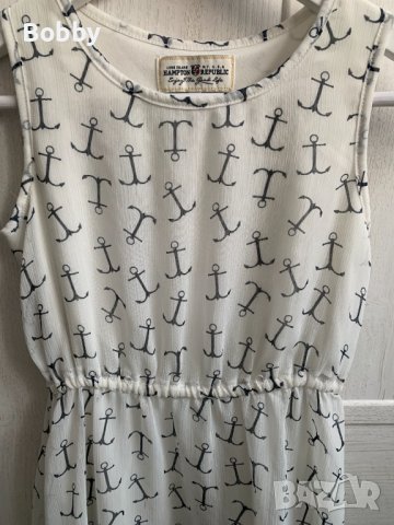 Рокля с котви 8-9 години, снимка 4 - Детски рокли и поли - 41447615