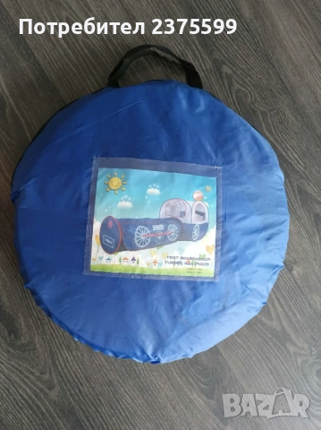 Палатка с тунел за игра - влак , снимка 3 - Образователни игри - 56137966