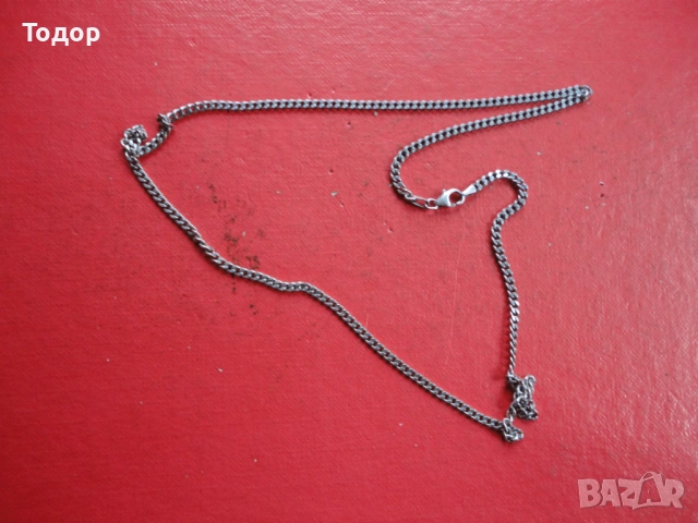 Сребърен синджир верижка 7, снимка 7 - Колиета, медальони, синджири - 53300142