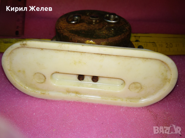 SLAVA MADE in USSR Стар КОЛЕКЦИОНЕРСКИ РУСКИ БУДИЛНИК МЕХАНИЧЕН НАСТОЛЕН ЧАСОВНИК СЛАВА СССР 13696, снимка 10 - Антикварни и старинни предмети - 44536257