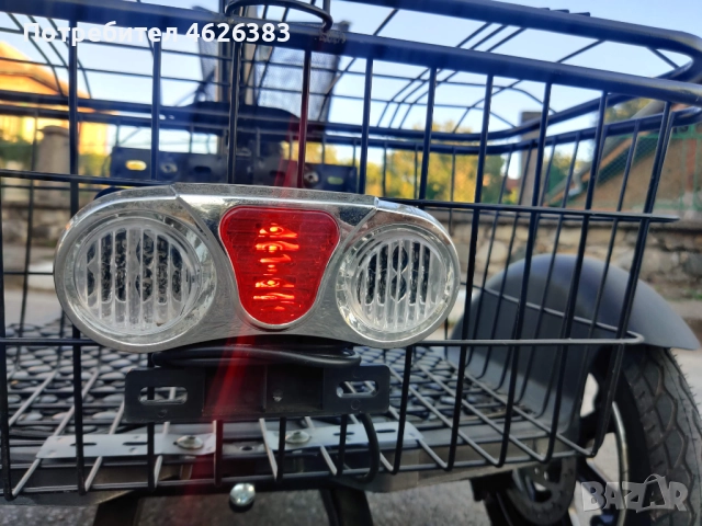 Eлектрическа триколка Fullmax H1 LUX (750W) | 4км Пробег | Гаранция 2026 г.!, снимка 10 - Мотоциклети и мототехника - 52097784