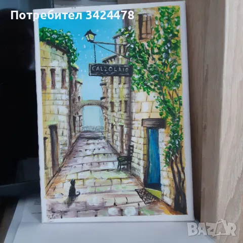 Картини ,рисувани с акрил, снимка 3 - Други ценни предмети - 47954934