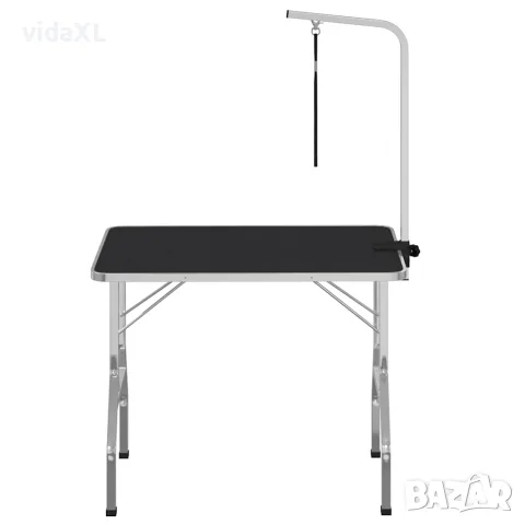 vidaXL Регулируема маса за груминг на кучета с 1 каишка, снимка 4 - За кучета - 56146230