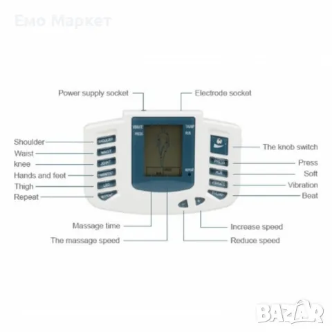 Акупунктурен масажор за цервикална стимулация с масажиращи чехли, снимка 2 - Масажори - 48828937