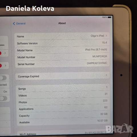 iPad Pro 9.7” – 32 GB + Оригинална Smart Keyboard, снимка 4 - Таблети - 52594289