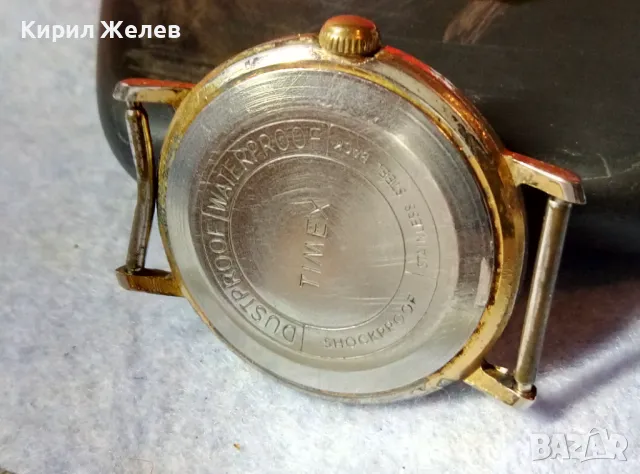 TIMEX WATERPROOF MADE in GREAT BRITAIN Стар ПОЗЛАТЕН АНГЛИЙСКИ РЪЧЕН ЧАСОВНИК ТАЙМЕКС РАБОТЕЩ 49587, снимка 11 - Антикварни и старинни предмети - 48467257