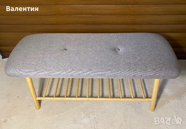 Пейка с място за обувки COSTWAY, снимка 3 - Дивани и мека мебел - 53719985