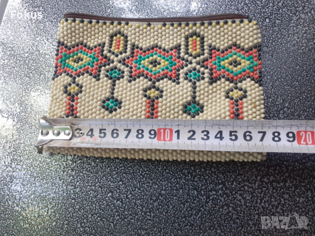 Старо мънистено портмоне, снимка 5 - Антикварни и старинни предмети - 53278818