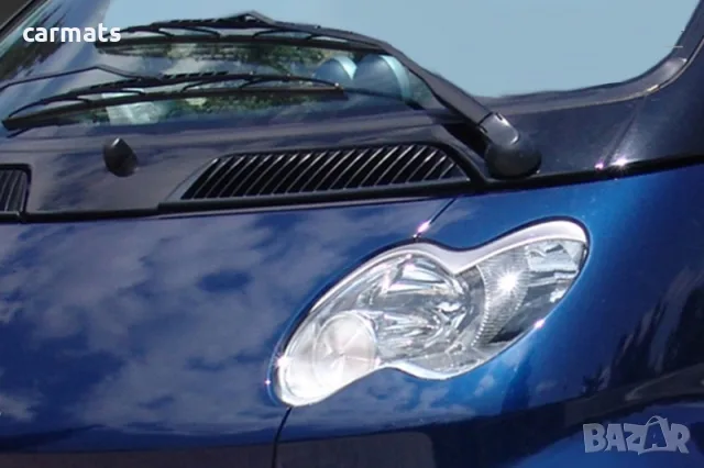 Вежди за фарове за Smart ForTwo (1998-2007) - Черен - EU