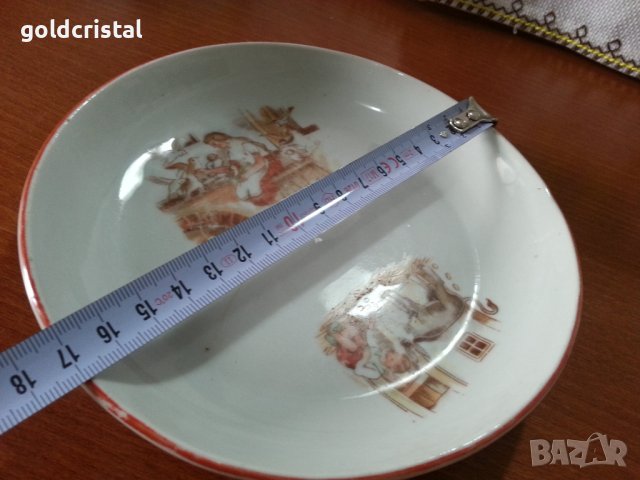 Стар български порцелан детски комплект , снимка 11 - Антикварни и старинни предмети - 40622023