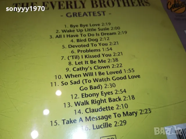 EVERLY BROTHERS-ORIGINAL CD-ВНОС GERMANY 280225111817, снимка 13 - CD дискове - 49311257