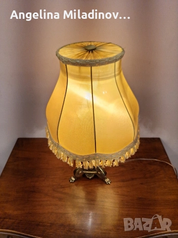 Винтидж настолна лампа , снимка 3 - Настолни лампи - 53774191