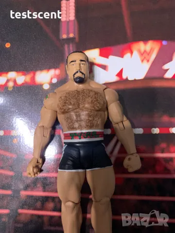 Екшън фигура WWE Rusev Miro Русев Миро red Мачка Mattel figure играчка, снимка 6 - Фигурки - 48450708