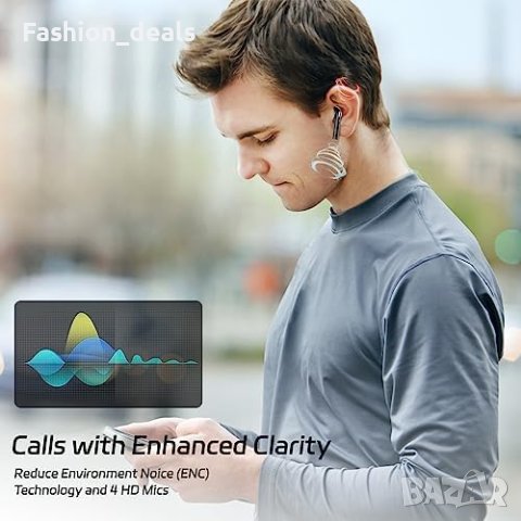 Нови Безжични Bluetooth 5.3 слушалки LED дисплей Подарък, снимка 7 - Bluetooth слушалки - 41814516