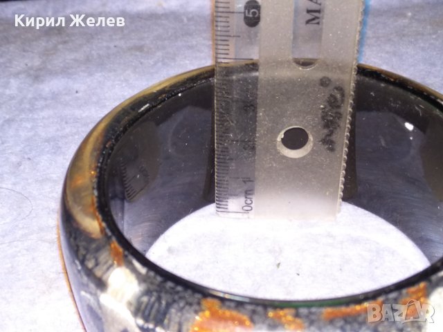 КРАСИВА ФЕШЪН АРТ ВИНТИДЖ СТИЛ ГРИВНА от СИНТЕТИКА ЛАКИРАНА 38331, снимка 8 - Гривни - 41145414