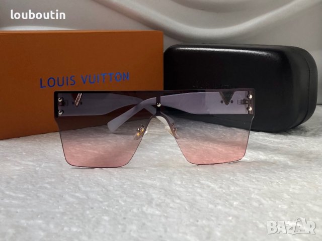 -25 % разпродажба Louis Vuitton 2023 висок клас мъжки слънчеви очила маска Дамски Унисek, снимка 7 - Слънчеви и диоптрични очила - 39122904