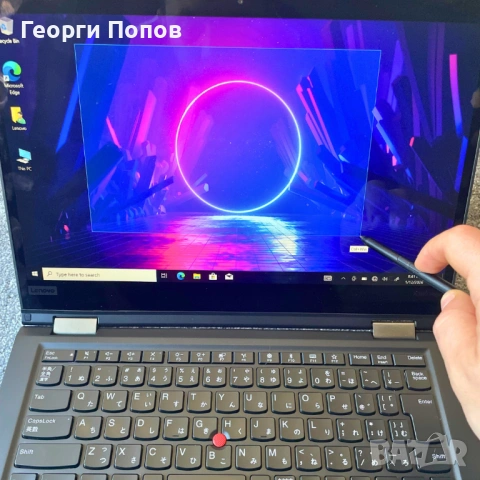 Lenovo X390 YOGA - 13.3''FHD Touchscreen, i5-8365u, 16GB RAM DDR4, снимка 10 - Лаптопи за работа - 53072155