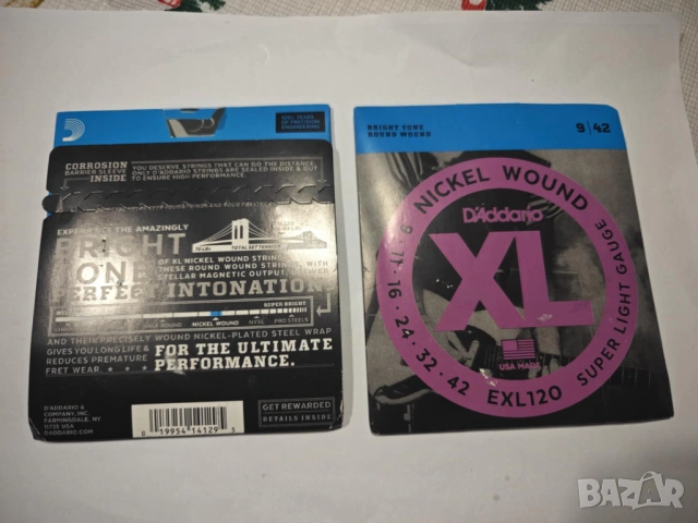 D'Addario EXL120-09-42-струни за ел.китара на ПРОМОЦИЯ, снимка 5 - Китари - 53512965