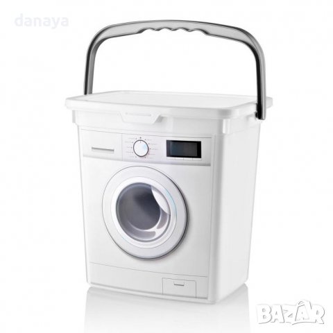 2149 Кутия за прах за пране с форма на пералня, 6 литра, снимка 10 - Кутии за съхранение - 32839561