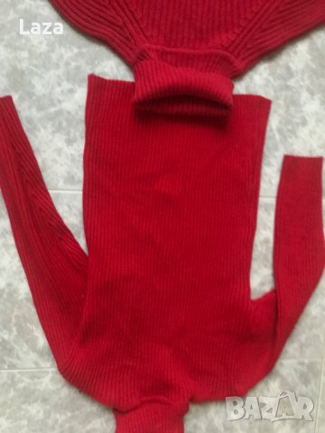 Продавам меки , топли блузи тип -поло червено.Марката е GAP , снимка 7 - Блузи с дълъг ръкав и пуловери - 38814948