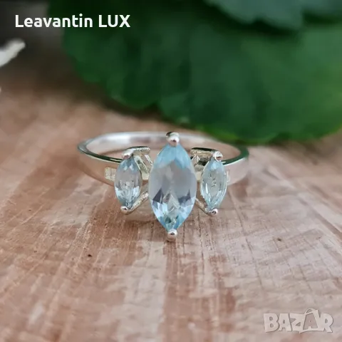 5748
Сребърен пръстен със син Топаз
, снимка 1