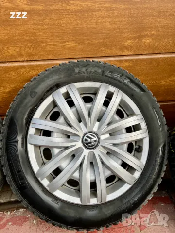 Зимни гуми с джанти 205/55R16 5x112, снимка 7 - Гуми и джанти - 49765375
