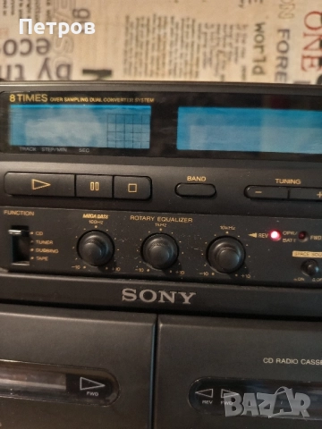 Касетофон"SONY"CFD-765L, снимка 4 - Радиокасетофони, транзистори - 52075890