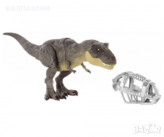 Mattel Jurassic World Тиранозавър Рекс с функции и звукови ефекти GWD67, снимка 2 - Фигурки - 36035002