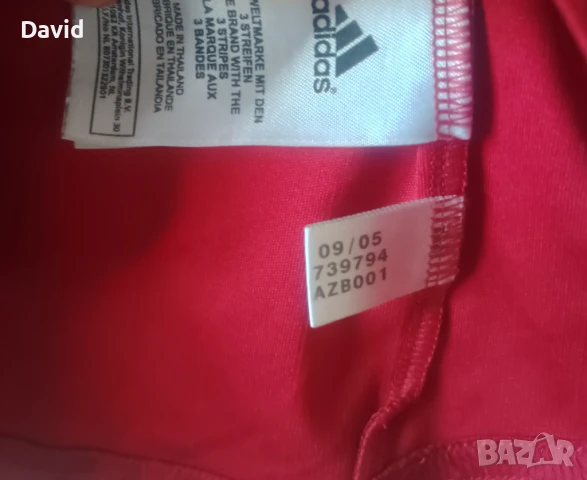 Оригинална тренировъчна фланелка на Дания 05-07, снимка 4 - Футбол - 51366859