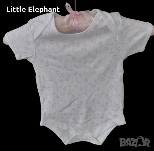 Боди с къс ръкав за 18-24 мес мом,балонни сърчица,Англия/ново