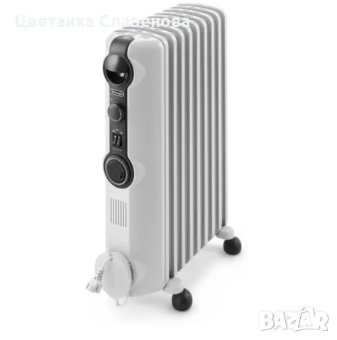 Маслен радиатор De'Longhi Radia S TRRS0920T, 9-ребърен , 3 степени на мощност, 24-часов таймер, 2000, снимка 1