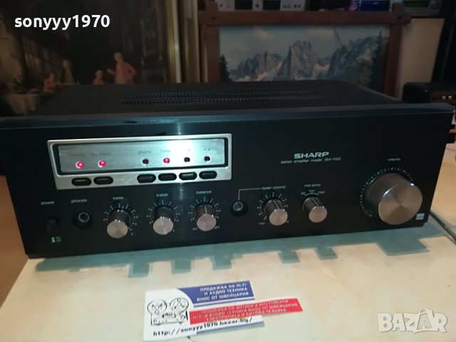 SHARP STEREO AMPLIFIER-MADE IN JAPAN 0604231304, снимка 6 - Ресийвъри, усилватели, смесителни пултове - 40276804