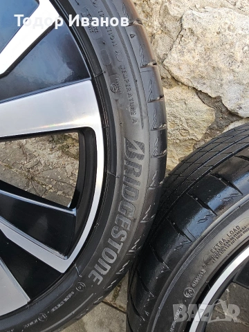 Джанти оригинални на Vw с нови гуми Bridgestone 225/40/18., снимка 4 - Гуми и джанти - 53725324