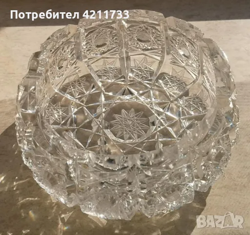 кристален пепелник НОВО, снимка 2 - Декорация за дома - 49907620