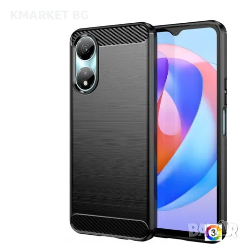 Honor X7b Удароустойчив Carbon Fiber Калъф и Протектор, снимка 1 - Калъфи, кейсове - 48515987