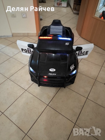 Детска полицейск електрическа кола