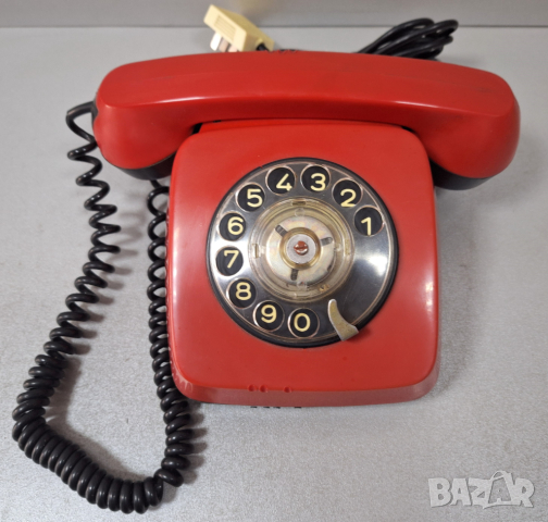Стар Телефон с шайба "РЕСПРОМ"-Белоградчик ТА-600 от 1982 год., снимка 1 - Антикварни и старинни предмети - 44619216