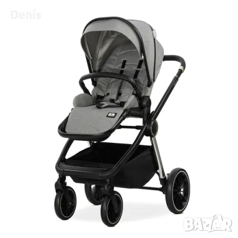 LORELLI Premium Комбинирана количка 3в1 BIANCA GREY, снимка 3 - За бебешки колички - 56299689