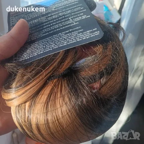 НОВИ! Синтетични екстеншъни за коса, различни видове, снимка 6 - Аксесоари за коса - 47844946