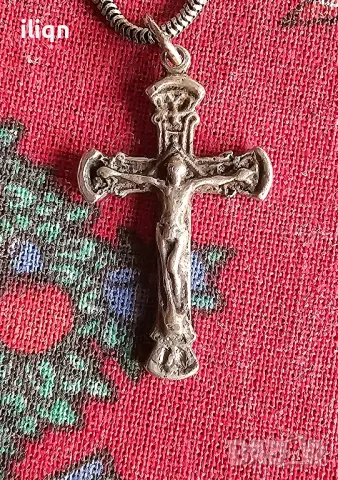 Сребърен синджир с висулка. 55см. Цена 29лв. Разгледайте и останалите ми обяви., снимка 4 - Колиета, медальони, синджири - 49830261