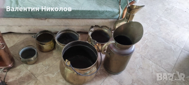 месингови медни съдове